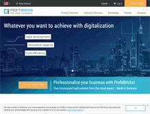 Tablet Screenshot of profitbricks.com